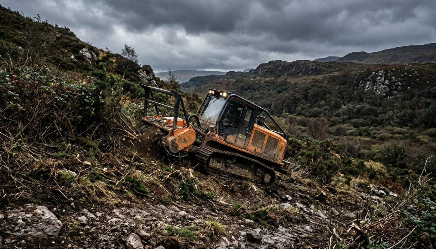 Optimiser l'efficacité des débroussailleuses à chenilles pour terrains difficiles